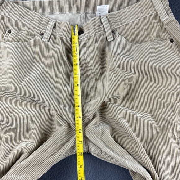 Levis 565‎ Pants Men's 36x32 Brown Corduroy Vintage Y2K Wide Leg Retro Baggy USA - Picture 6 of 11